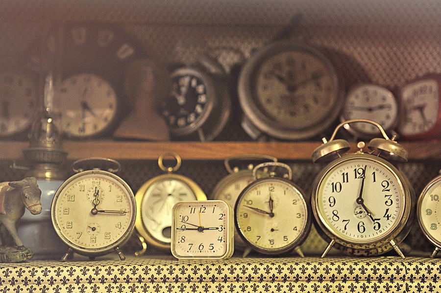 Old clocks Photograph by Sharon Lapkin