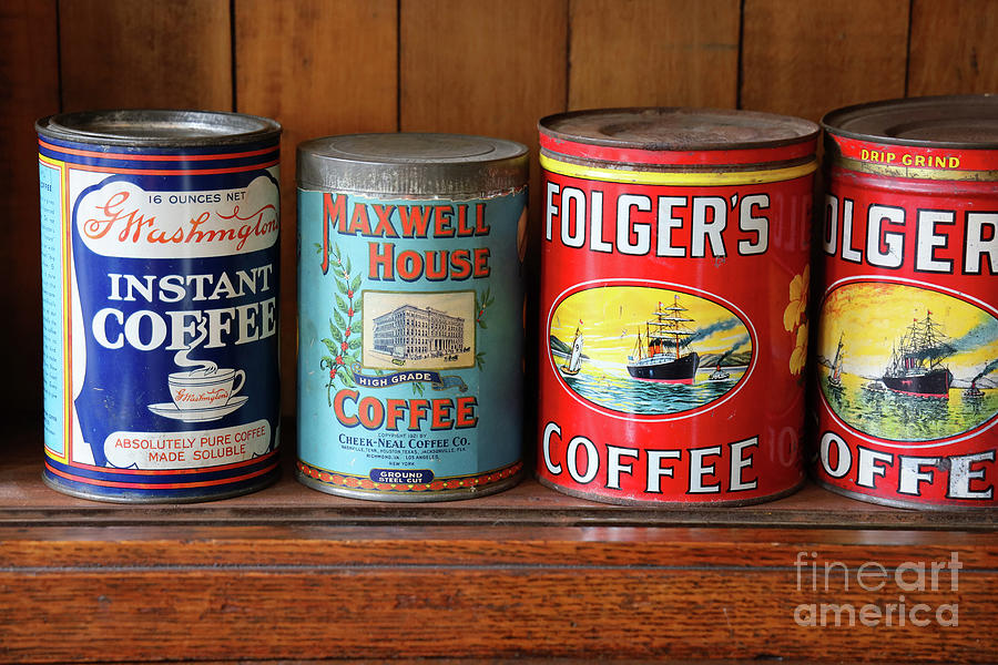 Old Coffee Cans 7324 Photograph by Jack Schultz