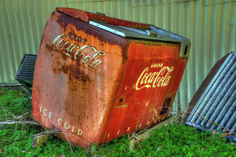 Old Coke Box Photograph by Jerry Gammon