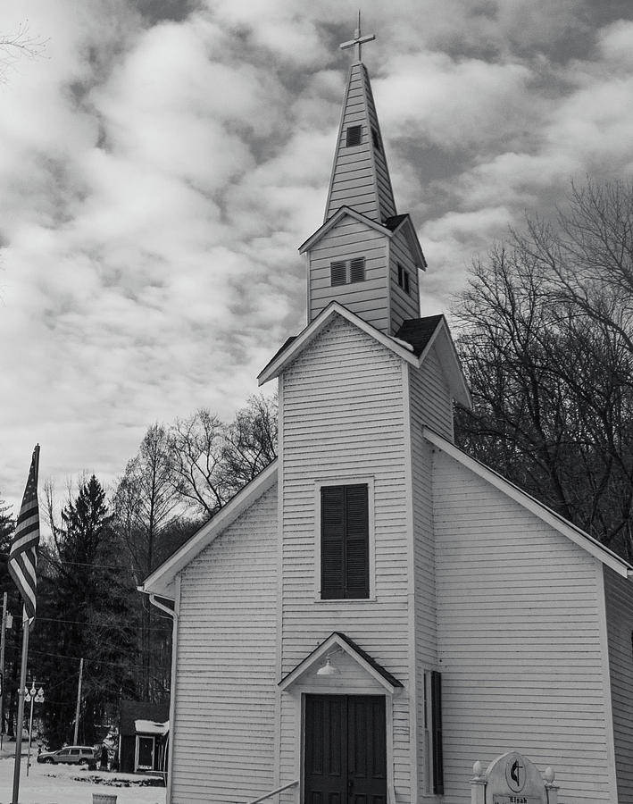 Old Country Church Digital Art by James Inlow - Fine Art America