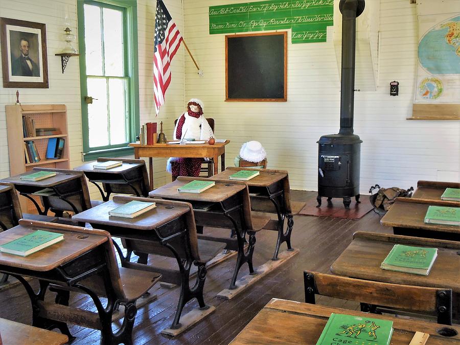 Old Country Schoolhouse Photograph by Janet Kay