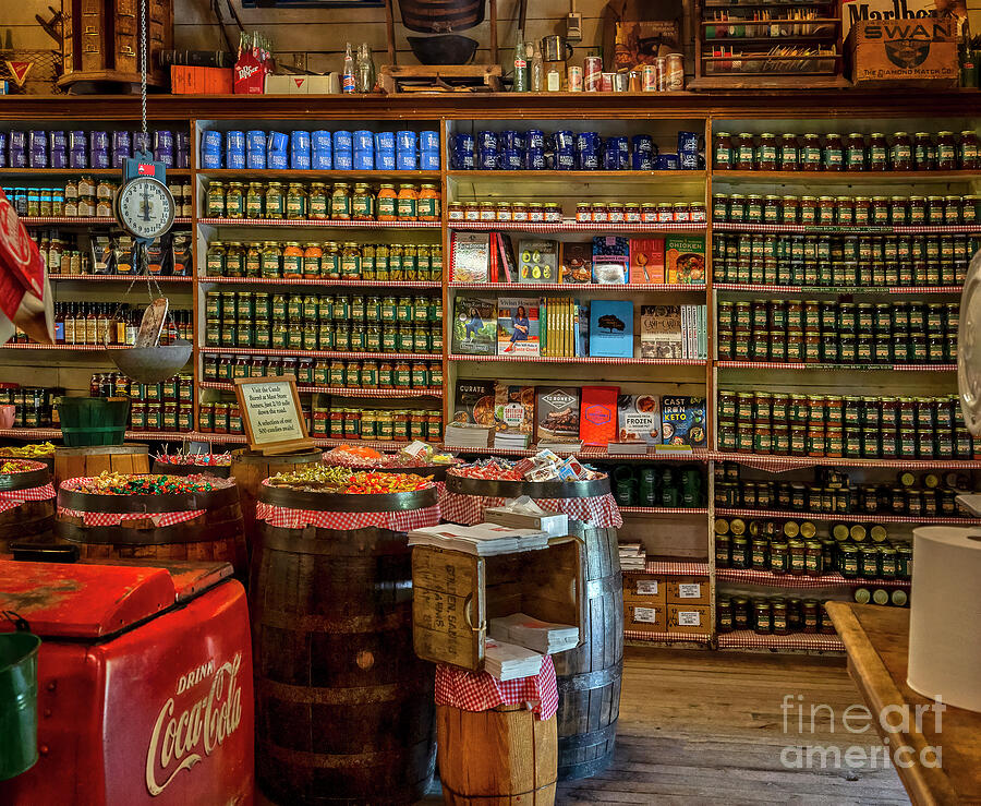 Old Country Store Merchandise Photograph by Shelia Hunt