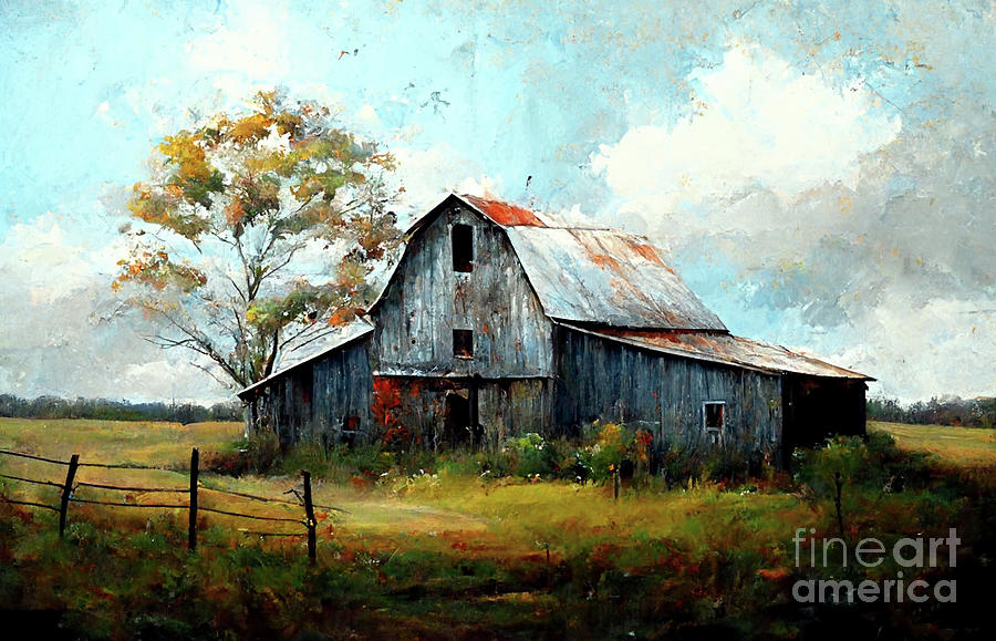 Old country two Digital Art by Howard Roberts - Fine Art America