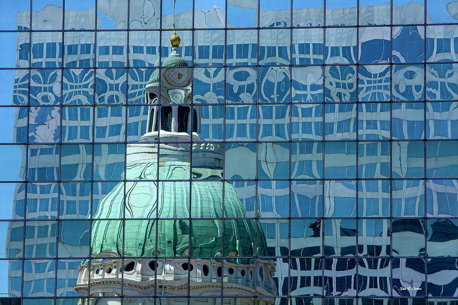 Old Courthouse Reflections Photograph by Dale R Carlson
