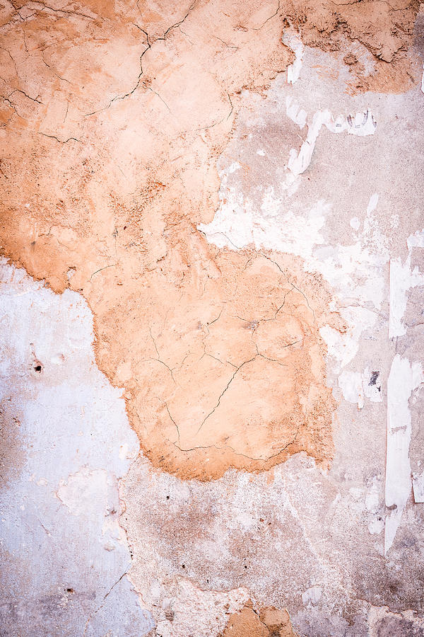 Old cracked grungy wall Photograph by Jasmin Merdan