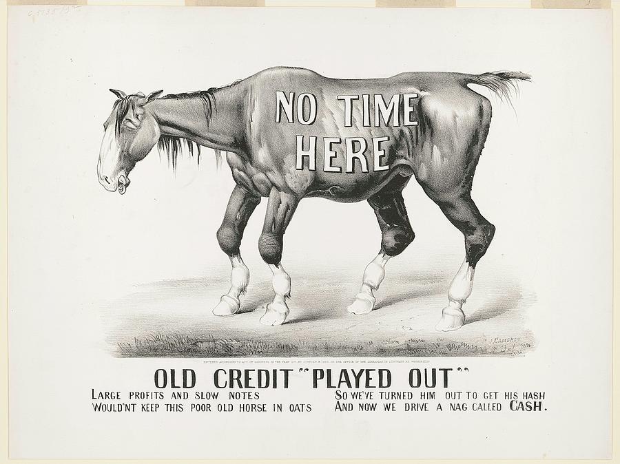 Old credit played out Photograph by Popular Art