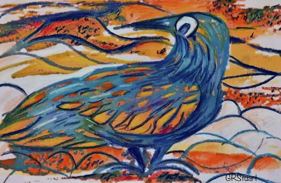 Old Crow Painting by GR Stuart Fine Art America