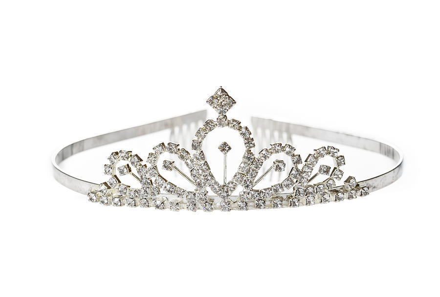 Old Diadem on White Background Photograph by Art-4-art