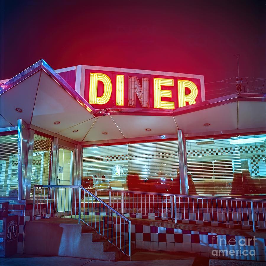 Old Diner Painting by Claire Cooper - Fine Art America