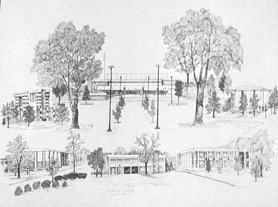 Old Dominion University Digital Art by Jessica Bryant Fine Art America