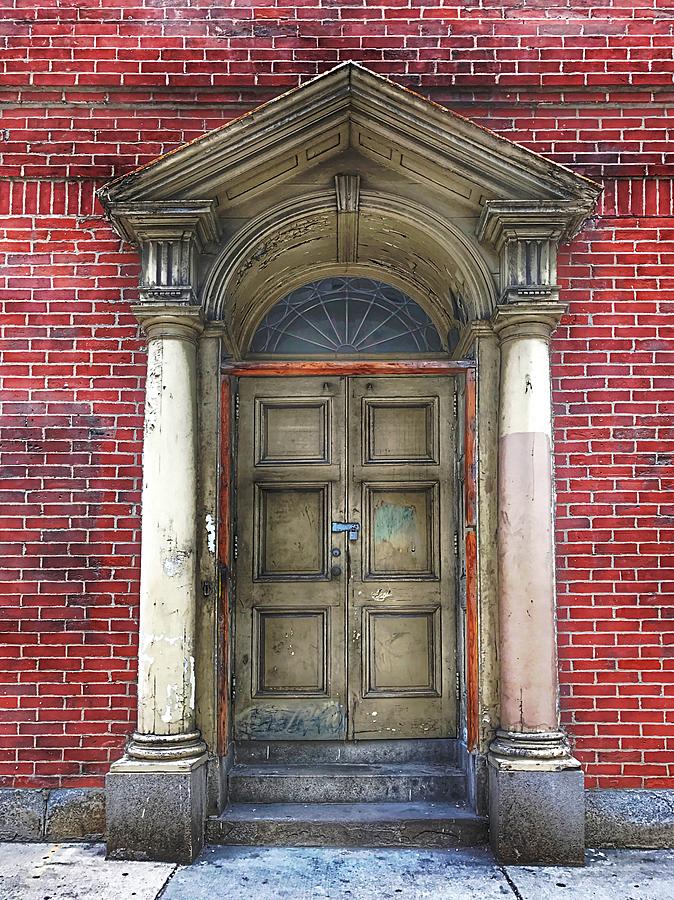 Old Door in Baltimore City, Maryland Photograph by Marianna Mills