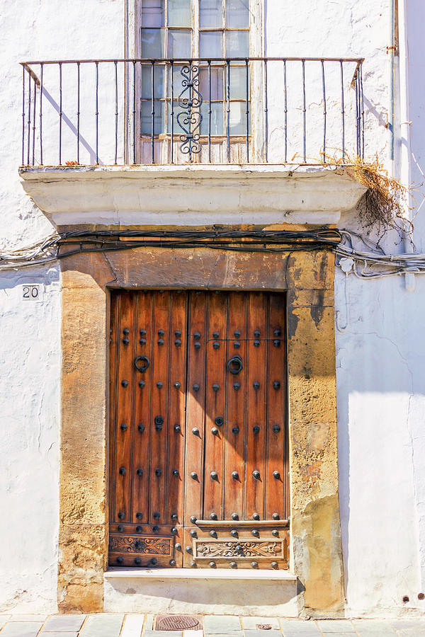 Old Door In Ronda Trv0045 Photograph