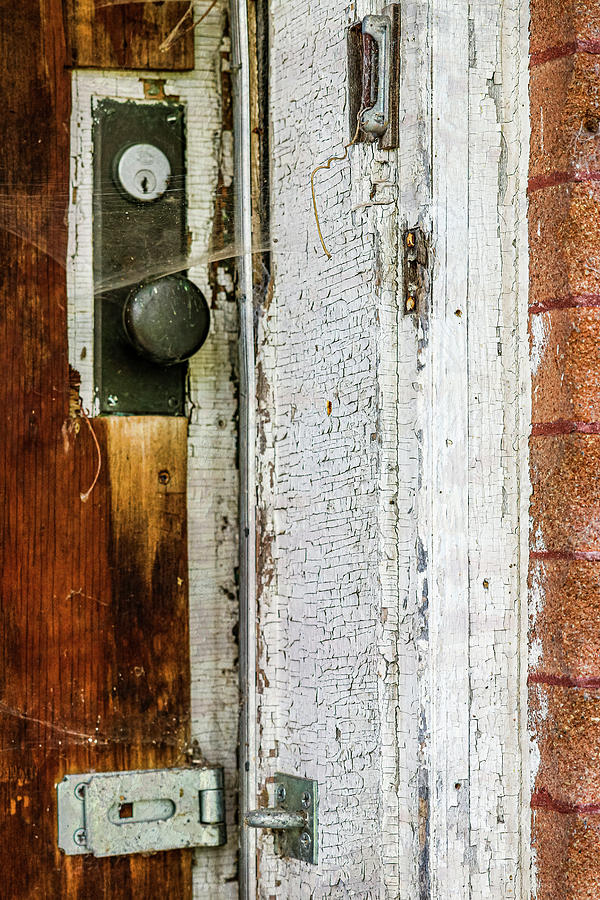 Old Door Lock Photograph by Patti Deters