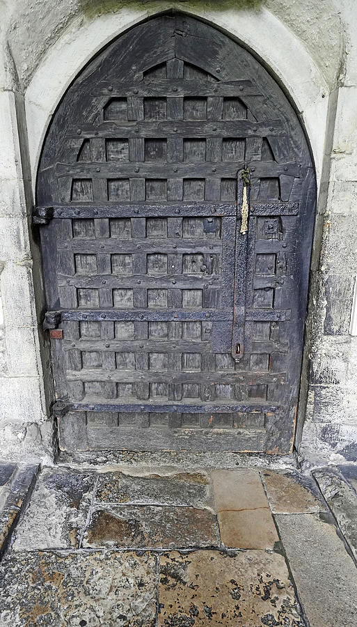 Old Door Within Westminster Abbey In London England Photograph by Rick Rosenshein