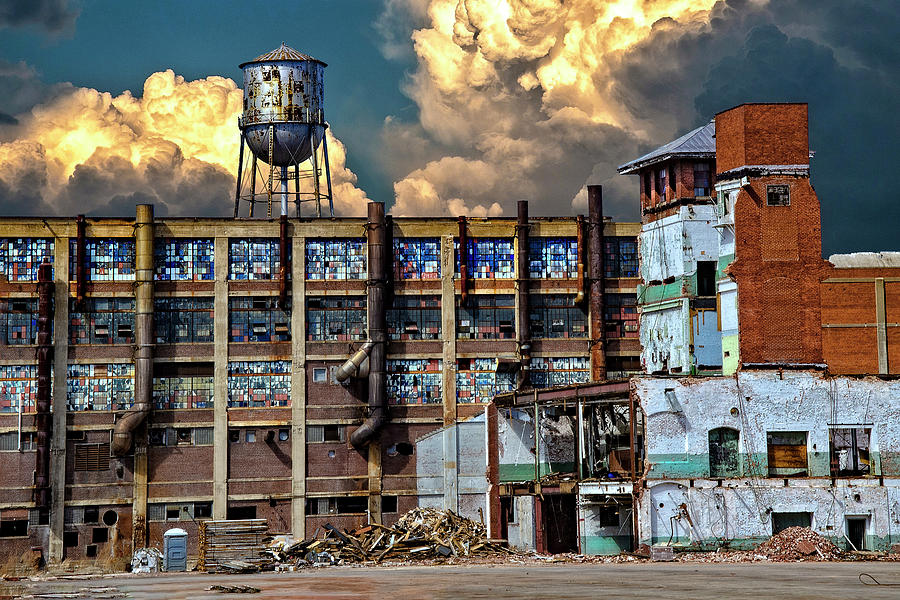 Old Factory Life Departing Photograph by Anthony M Davis