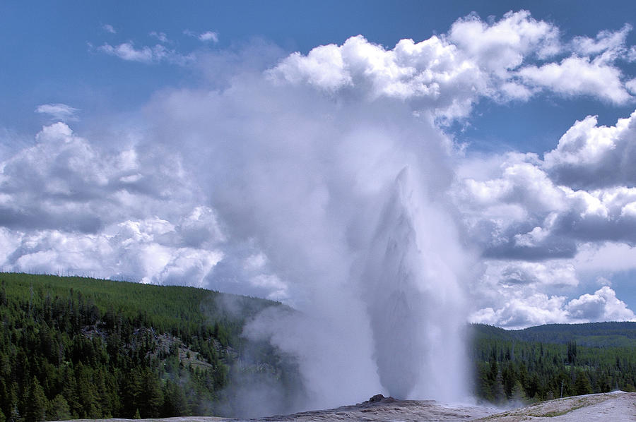 Old Faithful Photograph by Don Siebel