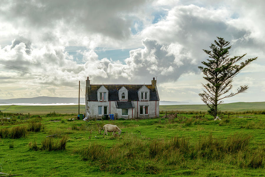 Old Farm house in Isle of Skye Photograph by Dubi Roman