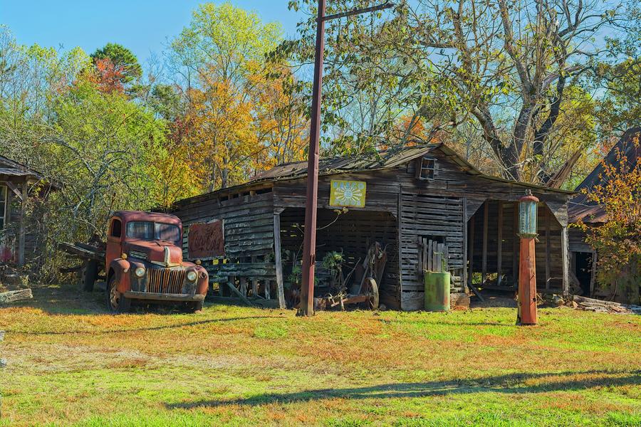 Old Farm Garage Photograph