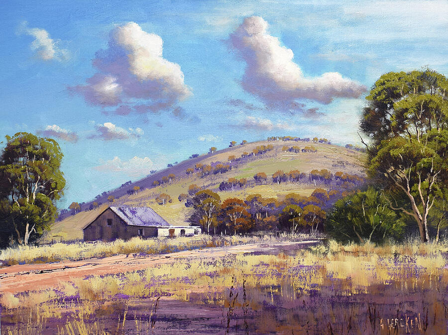 Old farm house Painting by Graham Gercken