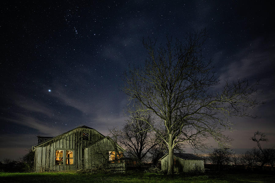 Old Farm House Under The Stars Photograph By Mike Harlan Fine Art America 0161