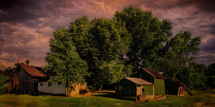 Old Farm in North St Louis County MO With Textures GRK3906_07112023 Photograph by Greg Kluempers