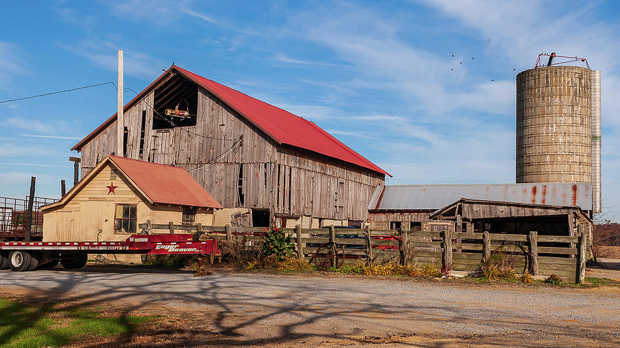 Old Farm Barn Photograph by Louis Dallara