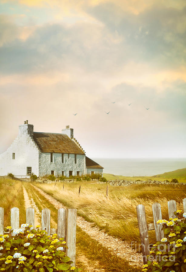 Old farmhouse by the sea Photograph by Sandra Cunningham