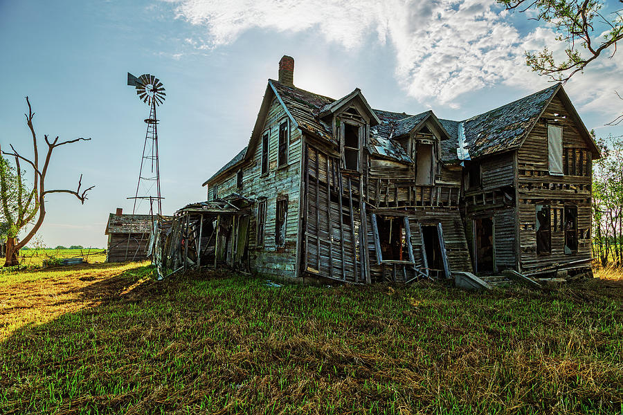Old Farmhouse Photograph by Mike Schaffner