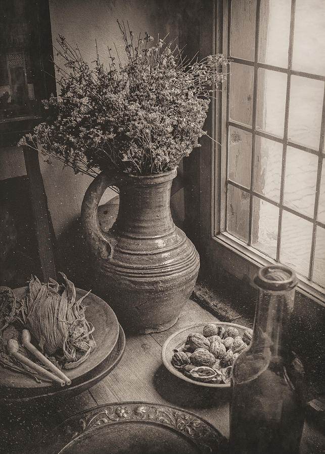Old Farmhouse Window Photograph