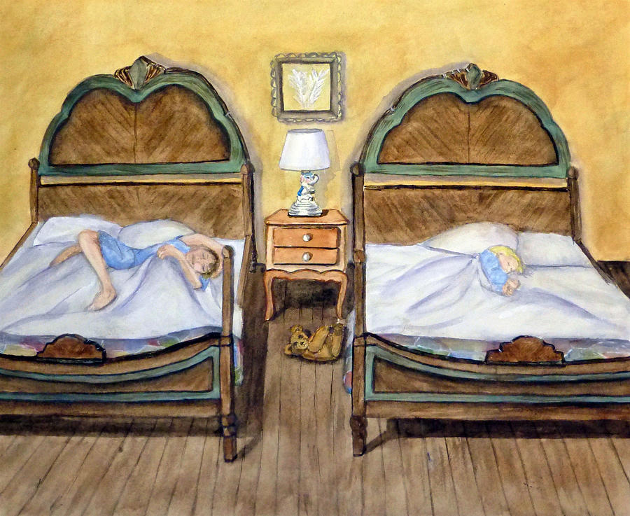 Old Fashion Bedtime Painting by Kelly Mills