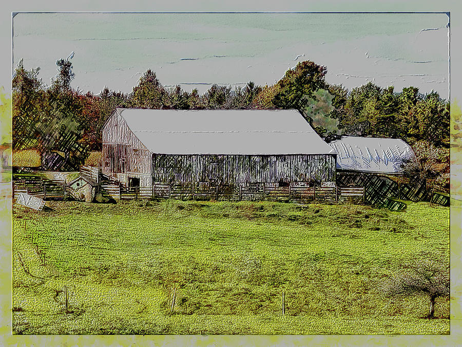 Old Fashioned Farmyard Barn Photograph by Leslie Montgomery