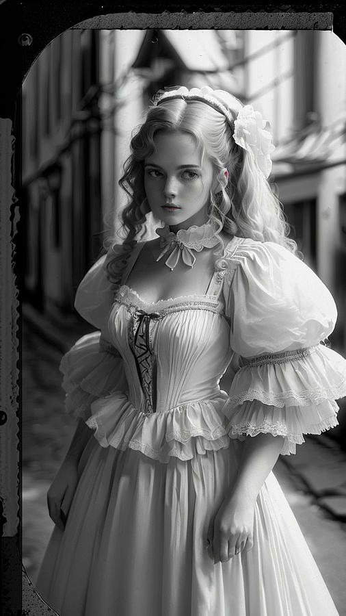 Old Fashioned Girl Digital Art by Gary Greer - Fine Art America