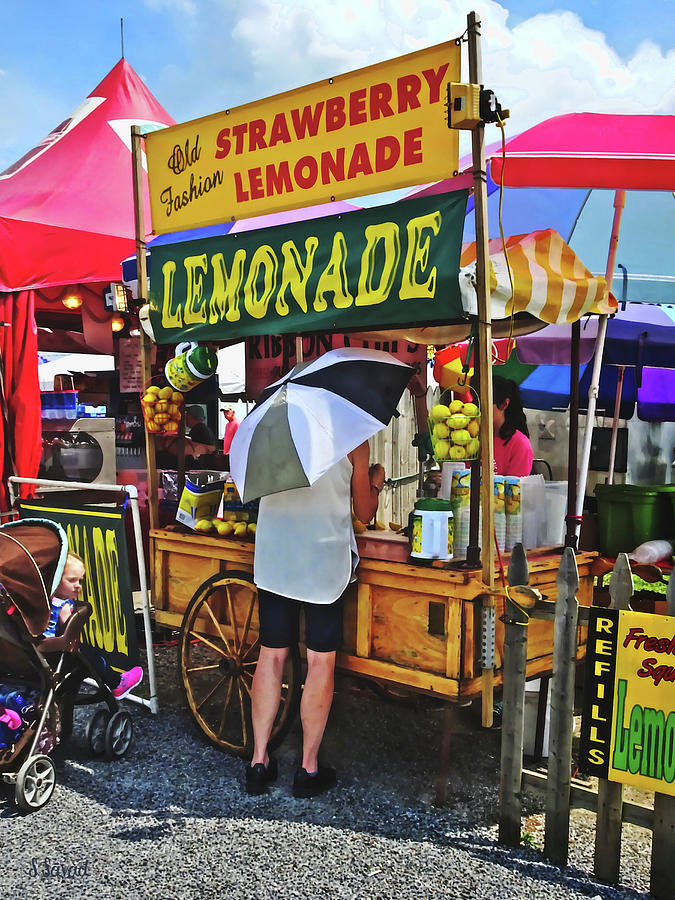 Old Fashioned Lemonade For Sale Photograph by Susan Savad