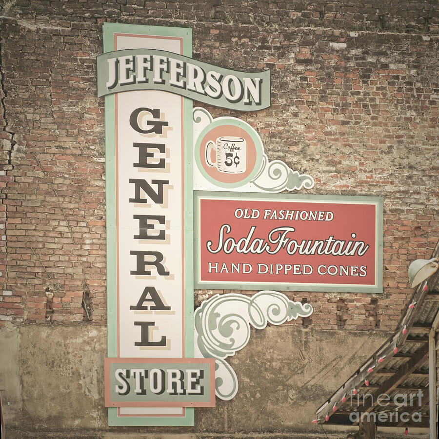 Old Fashioned Soda Fountain Sign Photograph by Imagery by Charly