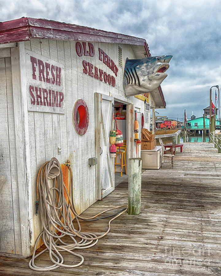 Old Ferry Seafood #9391FA Photograph by Susan Yerry