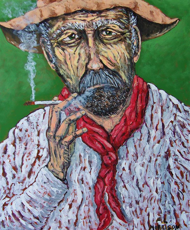 Old Field Worker Painting by Frank Morrison