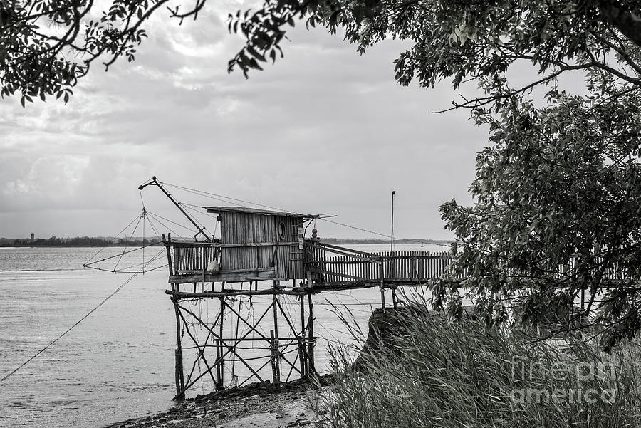 Old fishing hut, France Photograph by Delphimages Photo Creations