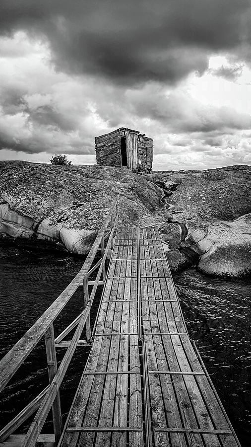 Old Fishing Hut In The Storm Photograph by Nicklas Gustafsson