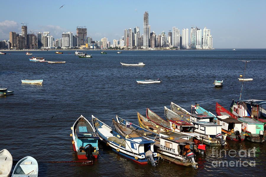 Old fishing port Panama City Photograph by James Brunker