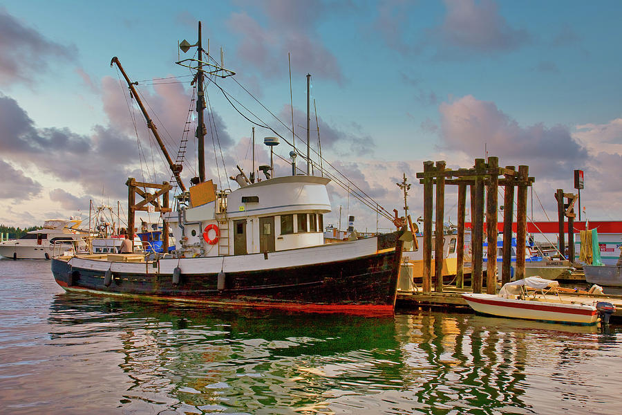 Old Fishing Trawler at Dock Photograph by Darryl Brooks