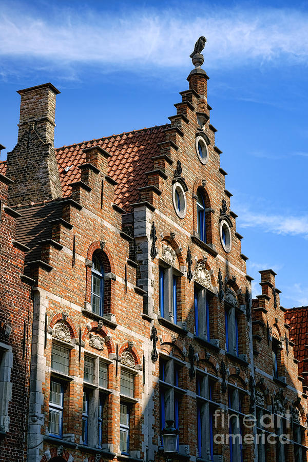 Old Flemish Building Photograph by Olivier Le Queinec
