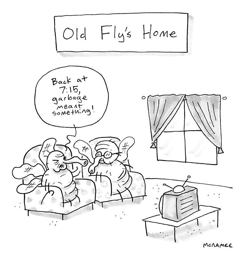 Old Flys Home Drawing by John McNamee