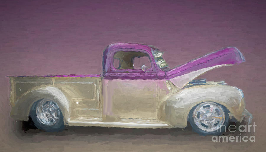 old Ford Pickup Painting by Jim Hatch
