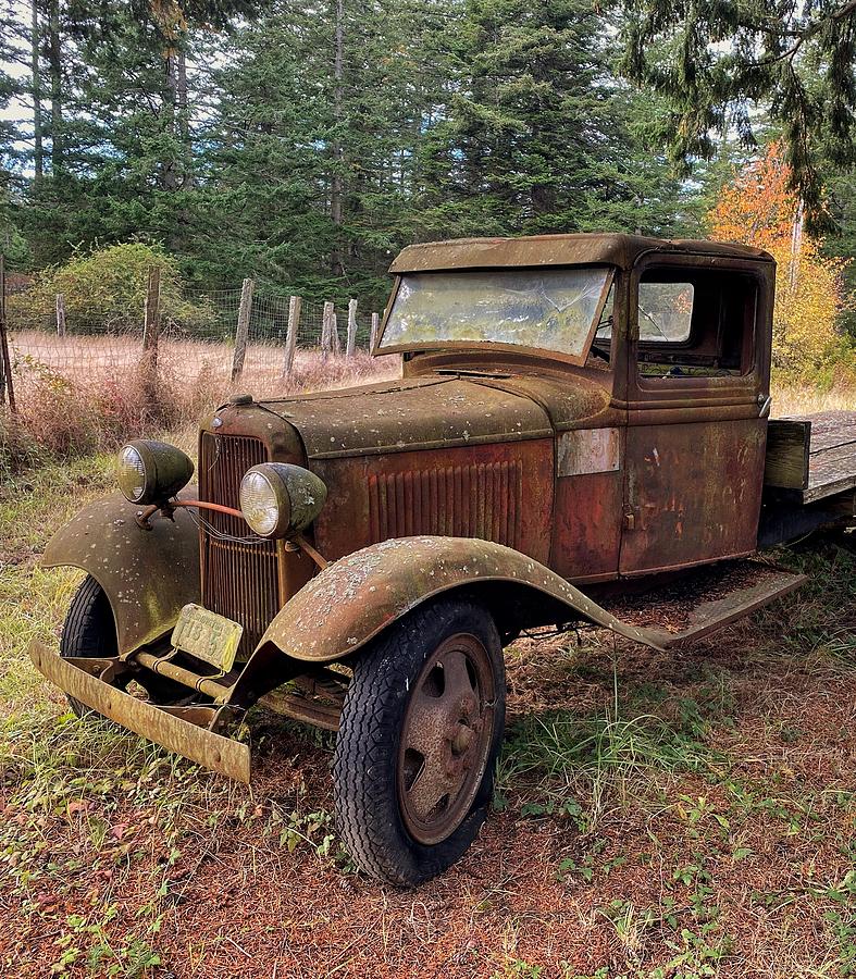 Old Ford Truck Photograph by Jerry Abbott