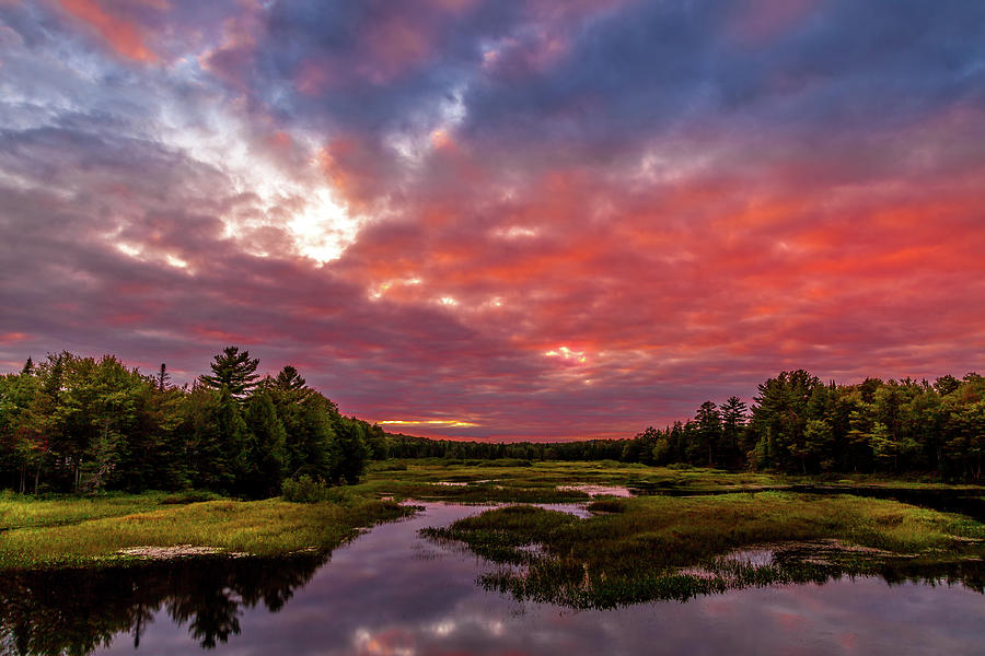 Old Forge Sunset Photograph by David Patterson