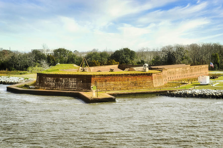 Old Fort Jackson At Savannah Georgia Photograph by Ann Powell