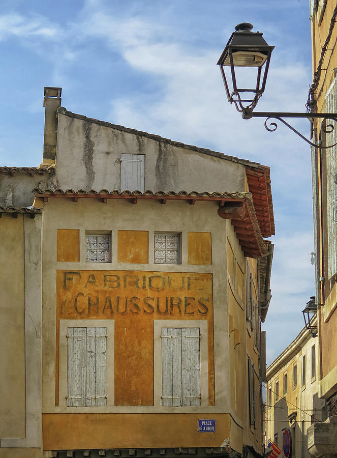 Old French Advertising Photograph by Dave Mills - Fine Art America