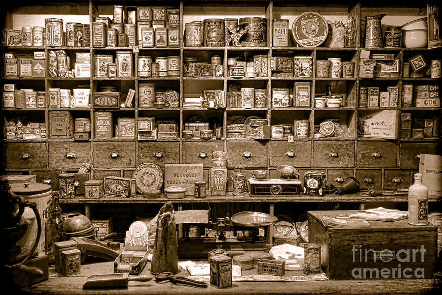 Old French General Store Photograph by Olivier Le Queinec