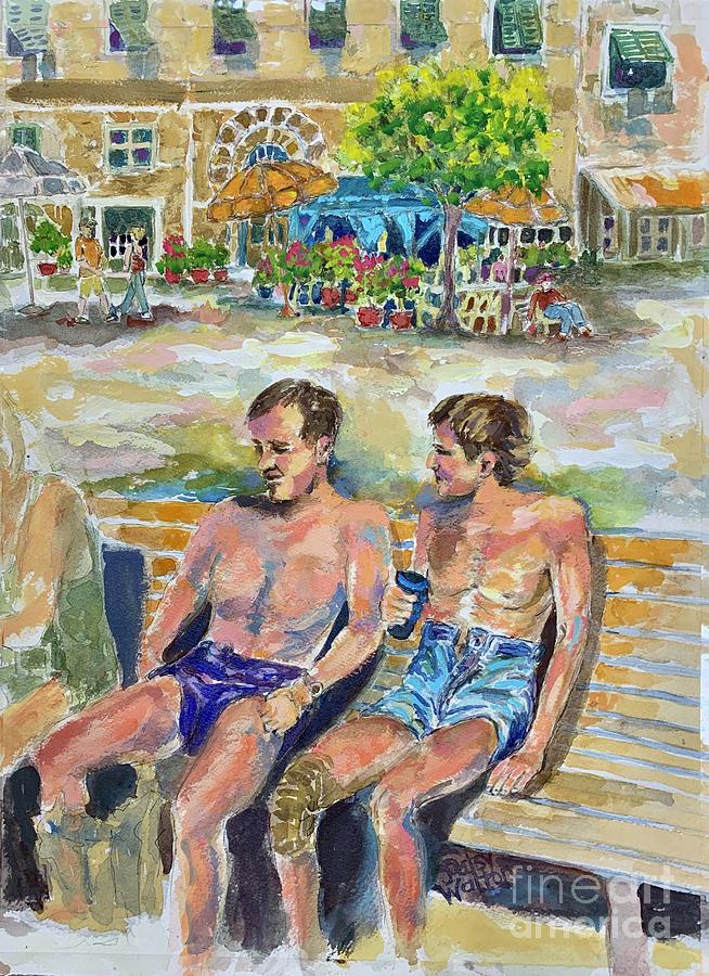 Old Friends  Painting by Patsy Walton