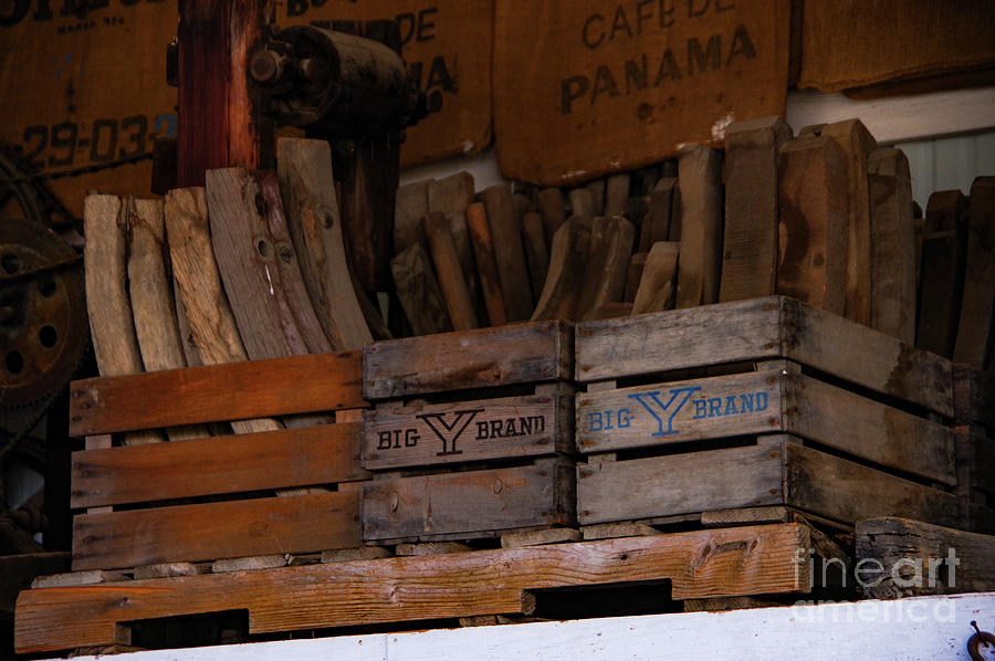 Old Fruit Boxes Photograph